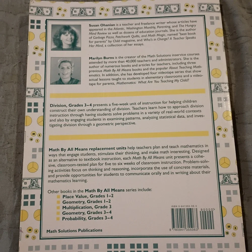 Math by All Means: Division Grades 3-4 by Susan Ohanian - Picture 7 of 7